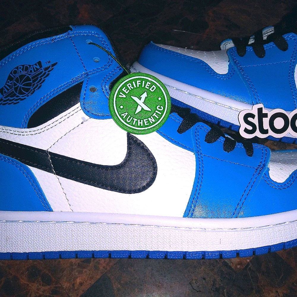 White & Blur Air Jordan 1's 1985 Retro OG